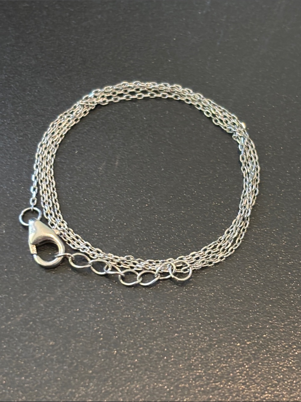 .925 Sterling Silver OVAL CABLE CHAIN LINK NECKLACE Extends to 16.5” Women’s